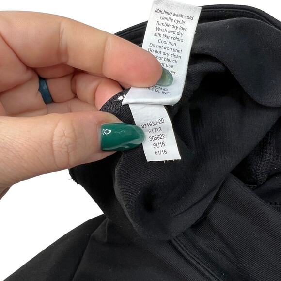 Athleta Chaturanga Knicker Capri Leggings Mid Rise Solid Black Womens S Small - Picture 7 of 7